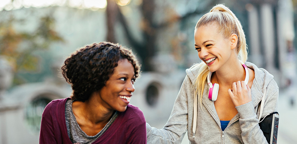 Smiling women